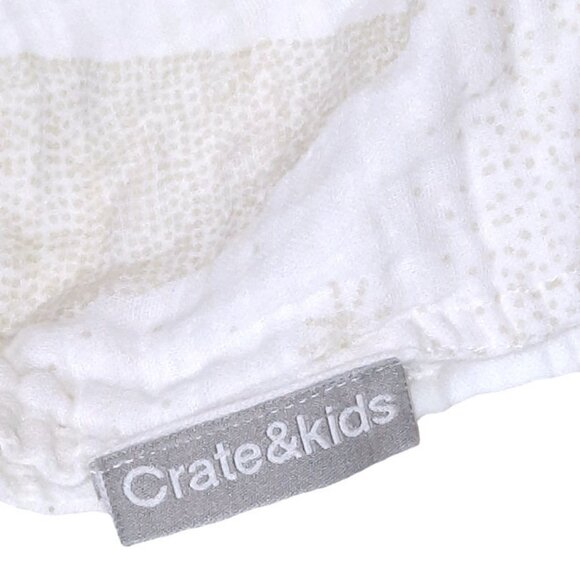 Crate & Barrel Kids Christmas Star Tree Lovey Security Blanket 15" X 15" - Picture 4 of 4